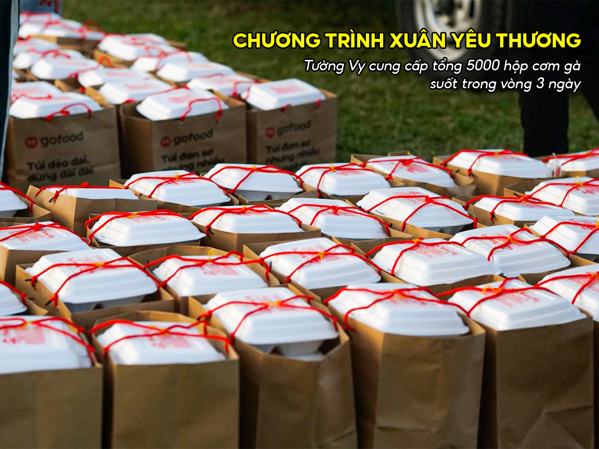 Đơn cơm số lượng lớn Cơm Gà Tường Vy