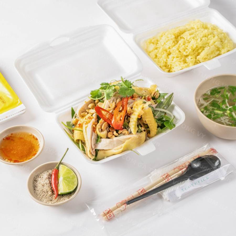 Combo 5: Dĩa gà nhỏ (1 người)