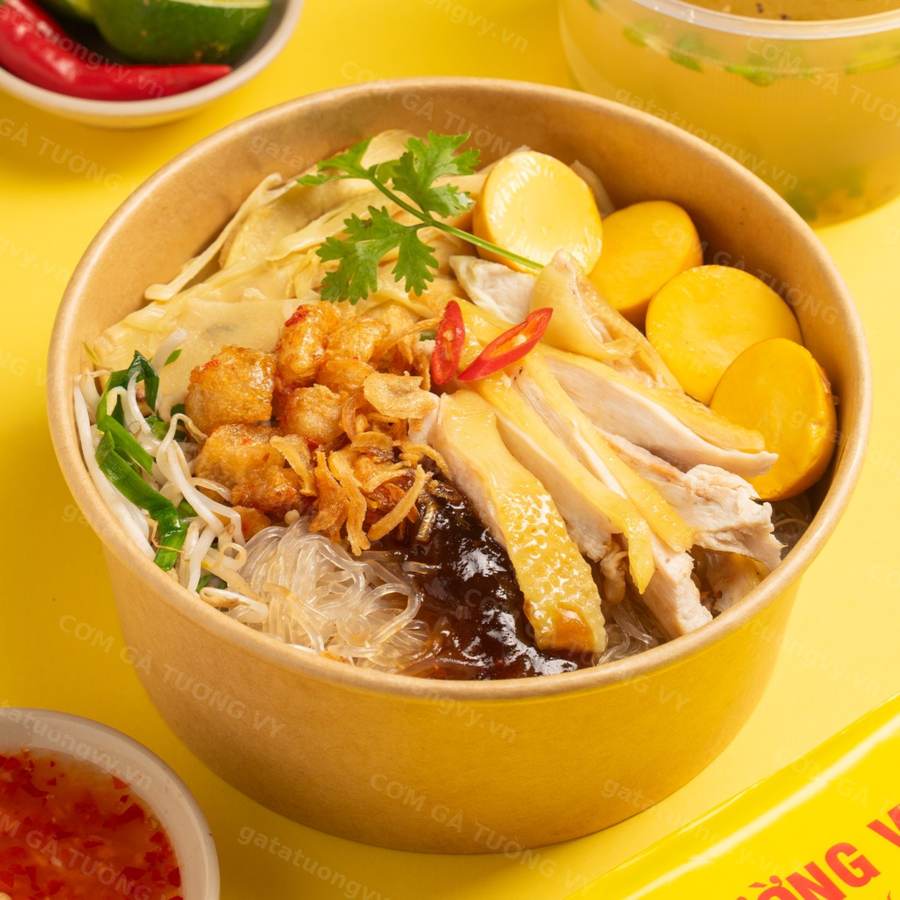 Miến Trộn Đặc Biệt (Gà + Trứng Non) — Cơm Gà Tường Vy