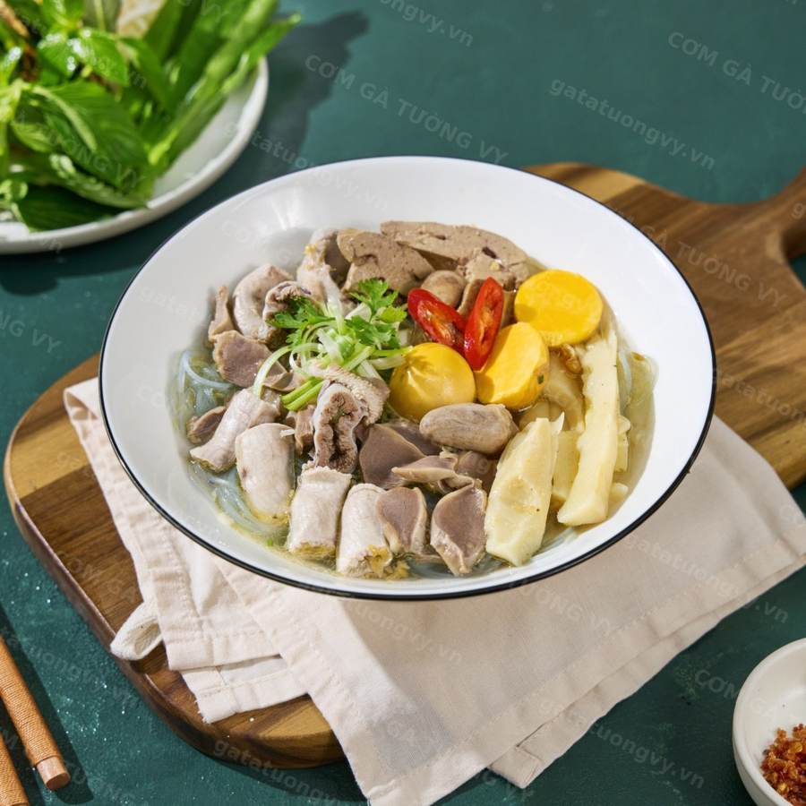 Miến Lòng Gà, Trứng Non — Cơm Gà Tường Vy