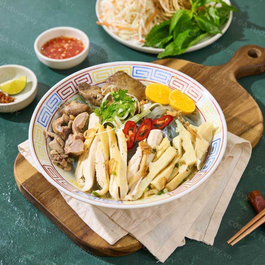 Miến Gà Đặc Biệt (Gà + Lòng Gà) — Cơm Gà Tường Vy