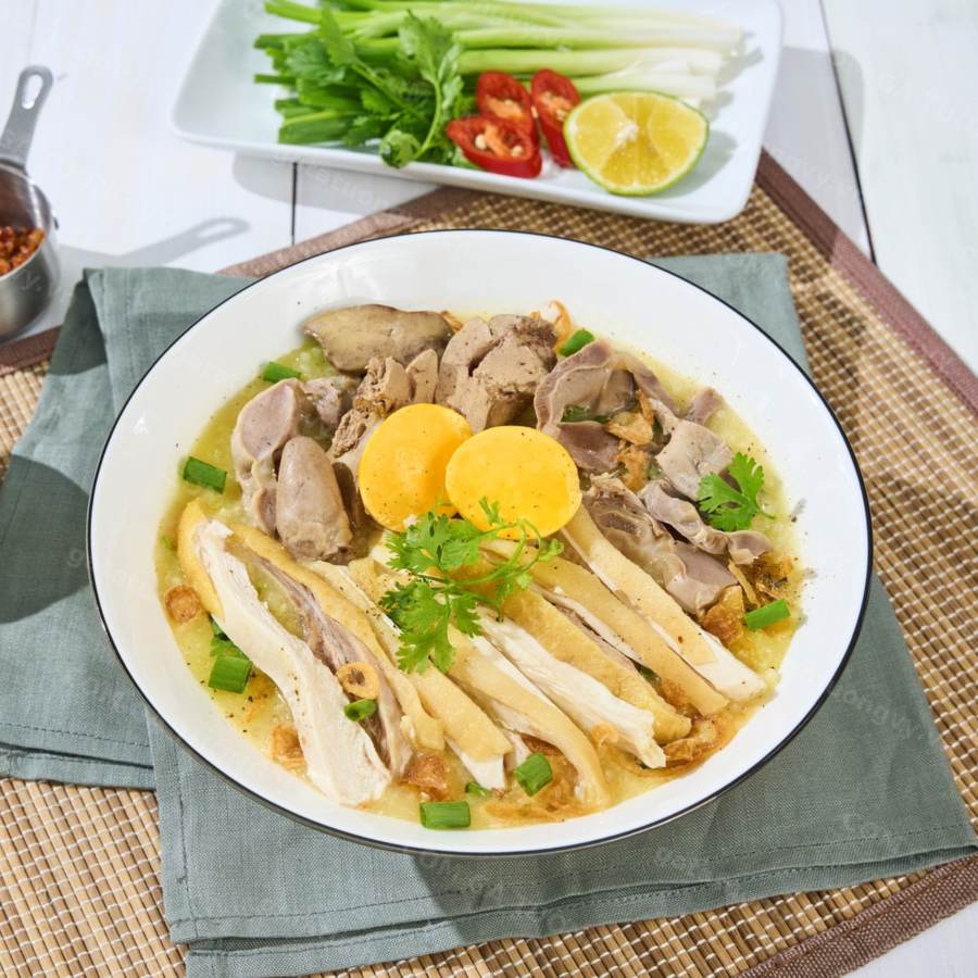 Cháo Gà Đặc Biệt (Gà + Lòng Gà) — Cơm Gà Tường Vy